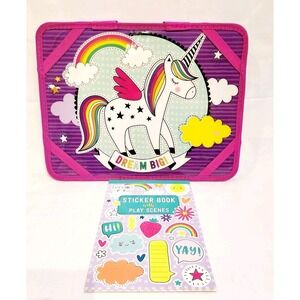 Bendon Pub Unicorn Lap Buddy with Stickers for Tablet Homework Eat Laptop